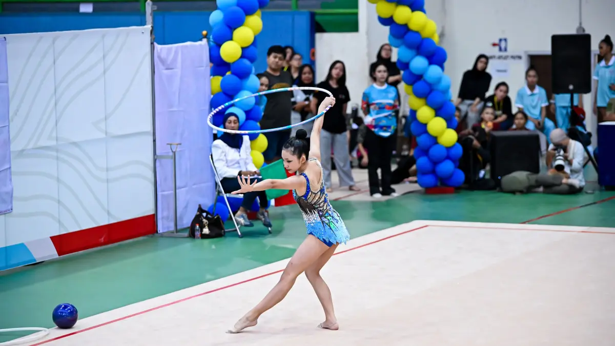 POTENSIAL: Vanessa Sanjeta Helmi berlatih keras untuk beralih fokus ke Porprov Jateng usai gagal tampil di Kyrgyzstan. (IST)