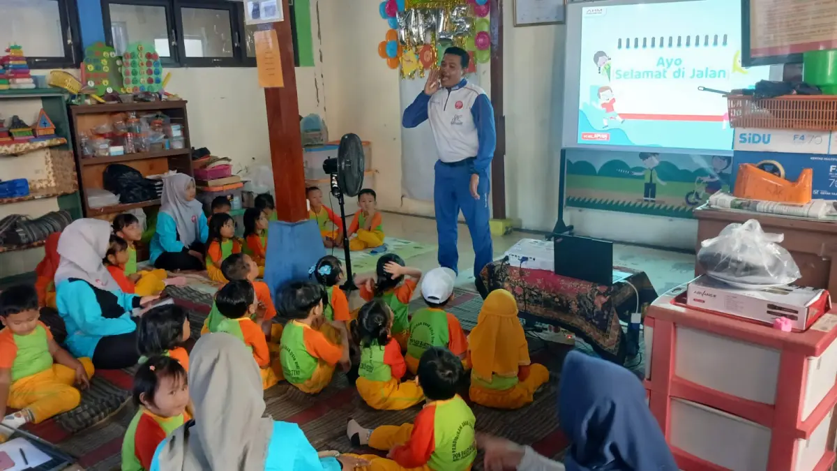 Astra Motor Jateng Kenalkan Suara Jalan kepada Anak PAUD Sejak Dini untuk Cegah Kecelakaan (Astra Motor Jateng)