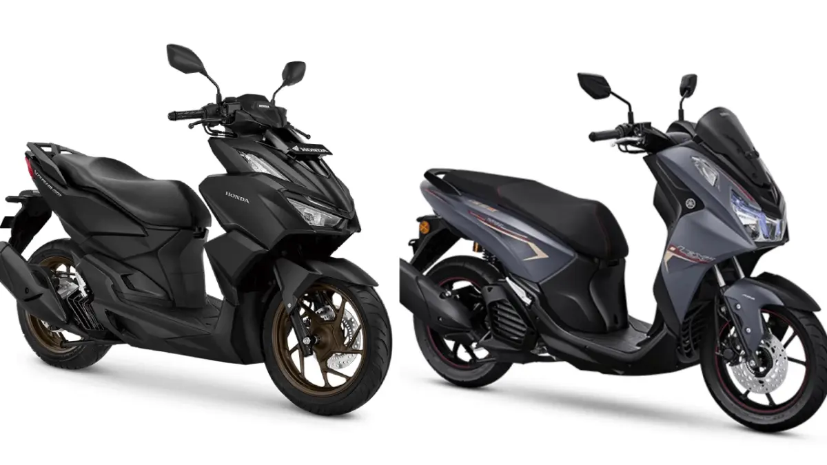 Honda Vario Evo 160 vs Yamaha Lexi LX 155.