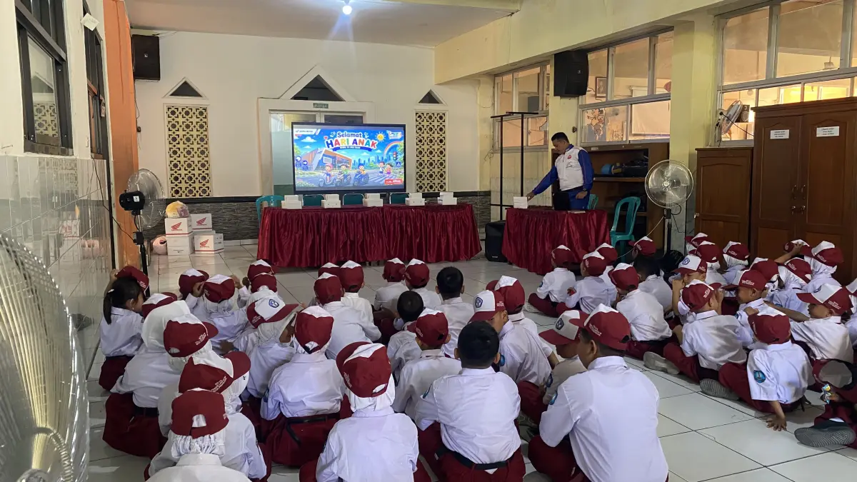 SOSIALISASI: Astra Motor Jateng Gelar Helmet Campaign & Edukasi Special dalam rangka Hari Anak Nasional (23/7). (ISTIMEWA)