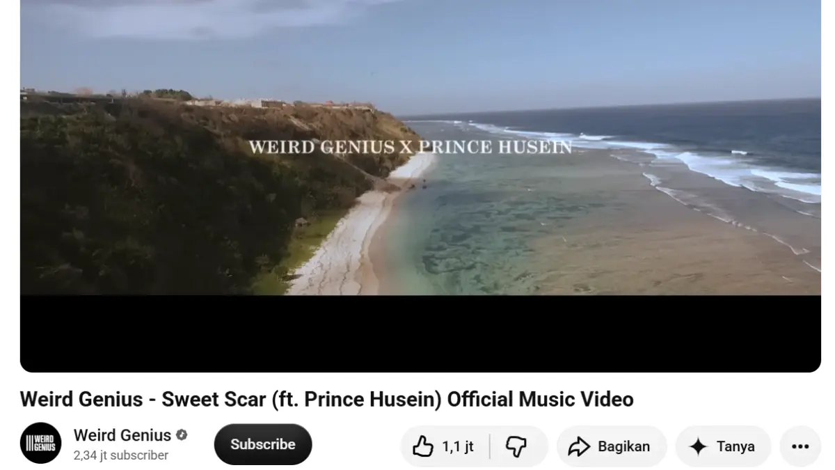 Musik Video Sweet Scar (YouTube: Weird Genius)