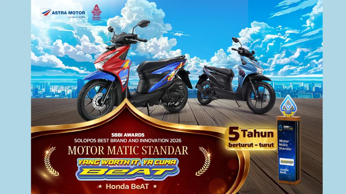 Capaian ini semakin mengukuhkan dominasi Honda BeAT sebagai skutik favorit pilihan masyarakat dari tahun ke tahun. (DOK.HONDA)
