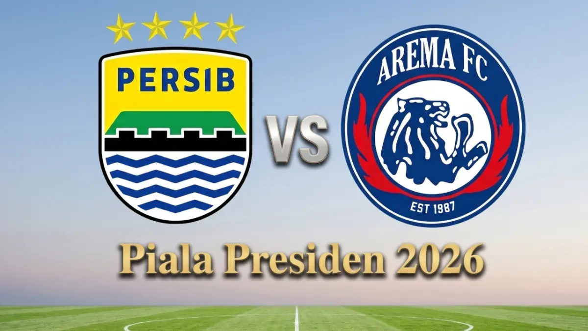 Persib Bandung akan melawan Arema FC di hari pertama Piala Presiden 2026.