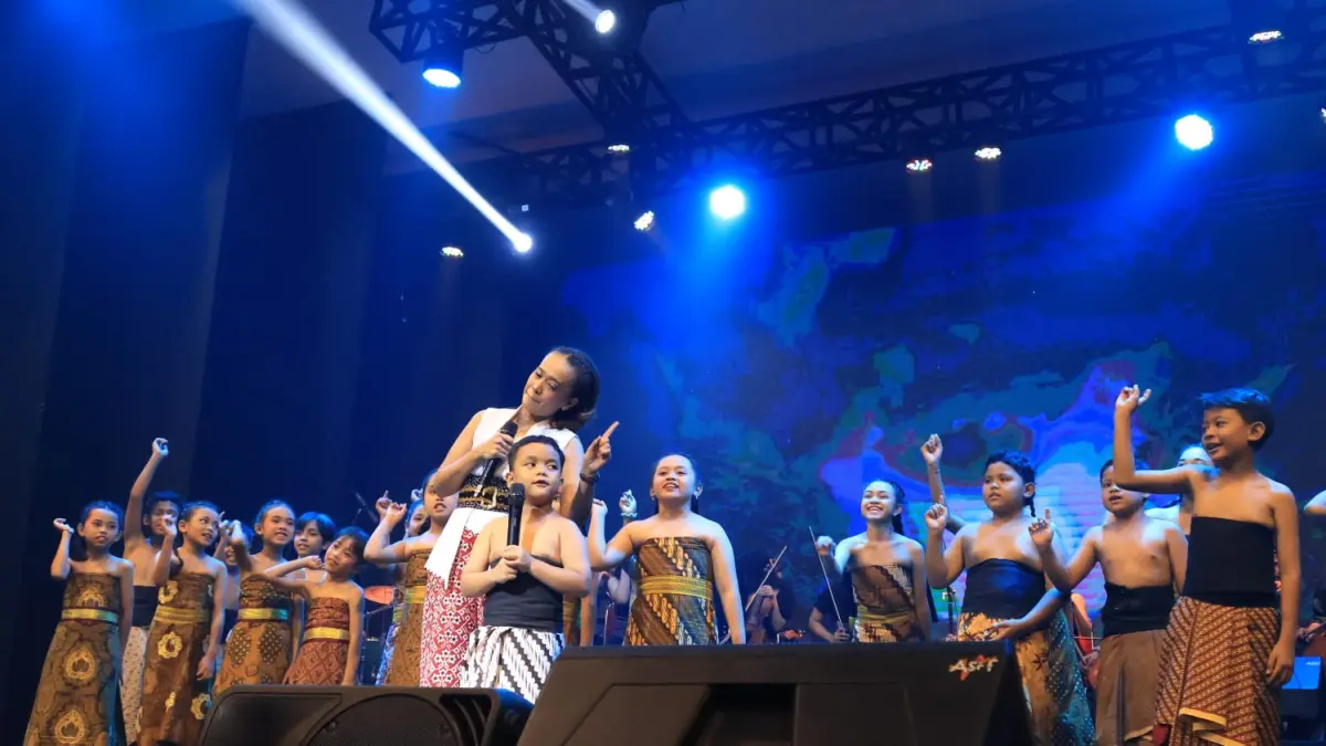Tembang dolanan Jawa menggema di Svaranusa 2026, Sabtu malam (25/7/2026). 