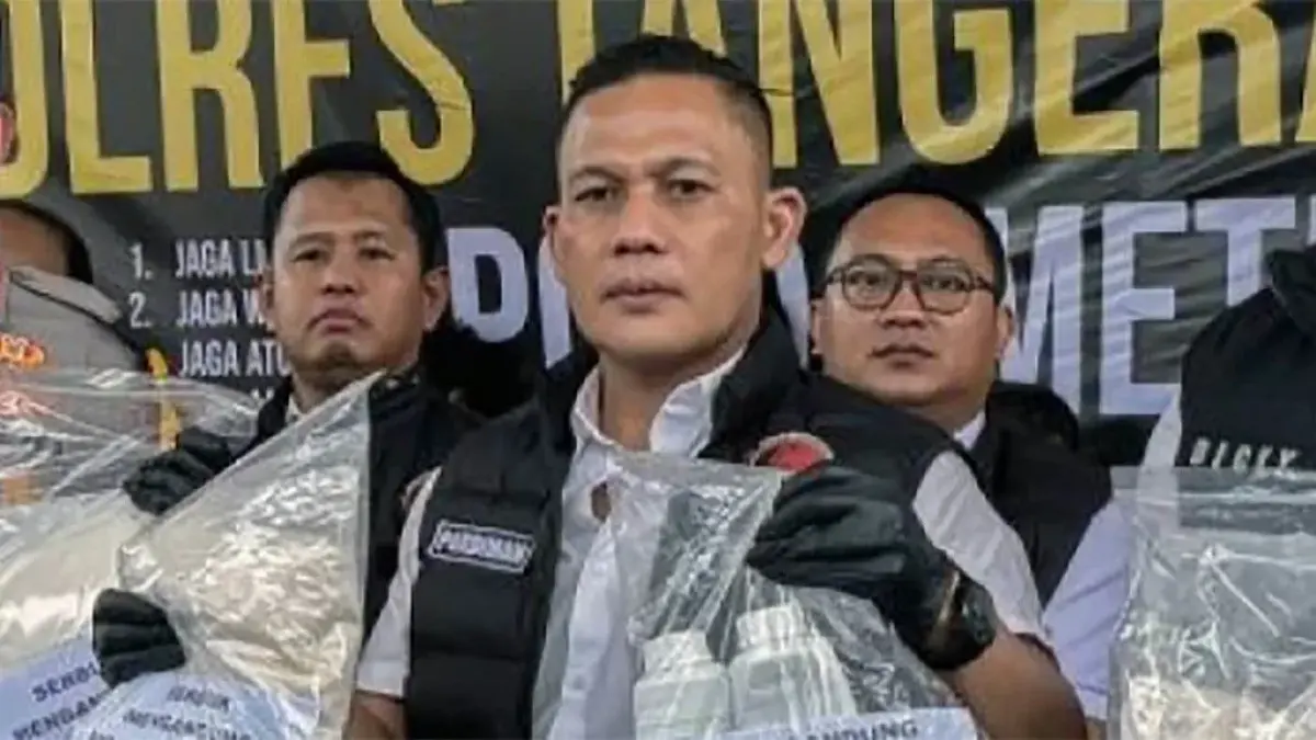 Siapa AKP Pardiman? Sosok Kasat Narkoba Polres Tangsel yang Ditangkap Bareskrim Polri, Punya Karier Cemerlang (Antarafoto/Muhammad Iqbal)