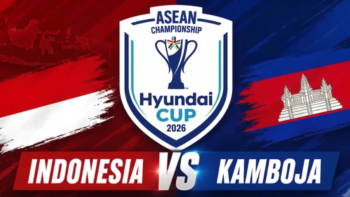 Indonesia vs Kamboja di Piala AFF 2026.