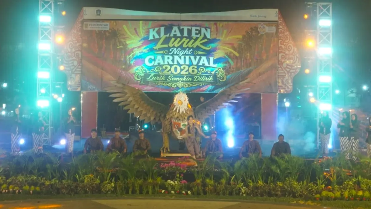Bupati Klaten Hamenang Wajar Ismoyo mengapresiasi tinggi antusias masyarakat dan peserta yang tampil semakin kreatif pada KLNC. (ANGGA PURENDA/RADAR SOLO)