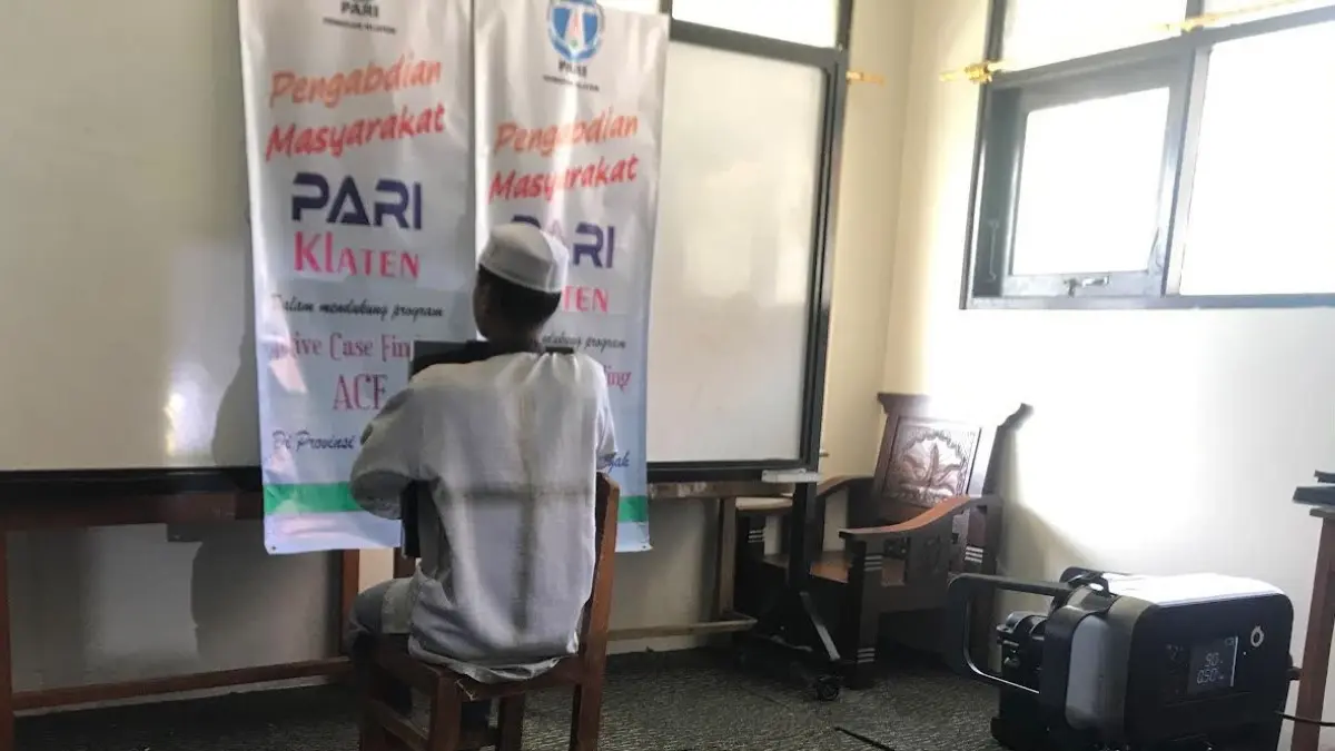 Pemeriksaan paru-paru sebagai upaya penyebaran TBC di Boyolali. (ISTIMEWA)