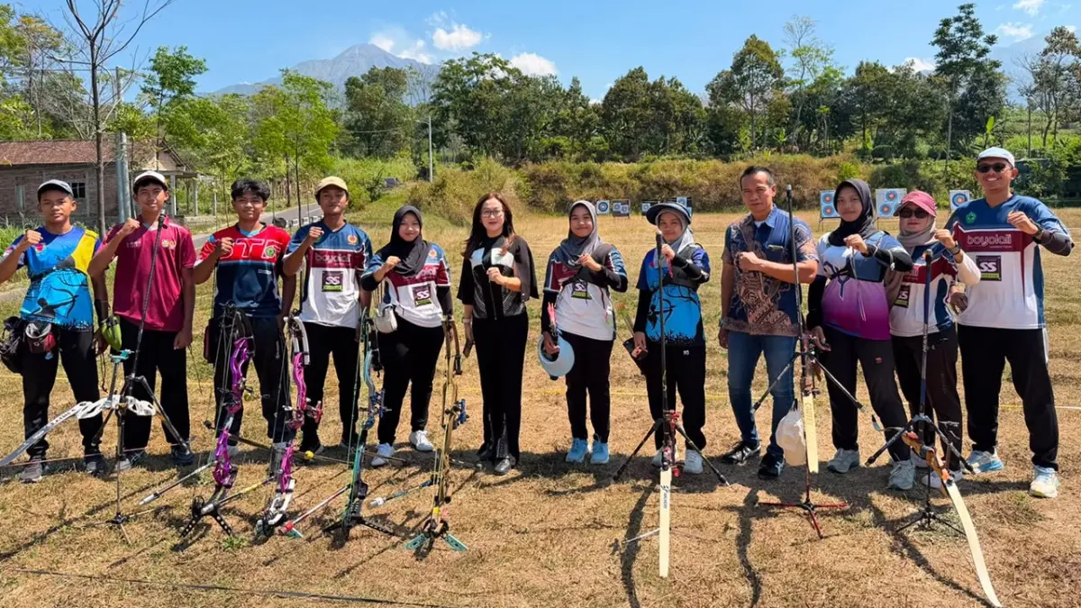 Tim panahan Kabupaten Boyolali melakukan training center dengan 11 atlet dipersiapkan untuk berlaga di Porprov Jateng. (DOK.KONI BOYOLALI)