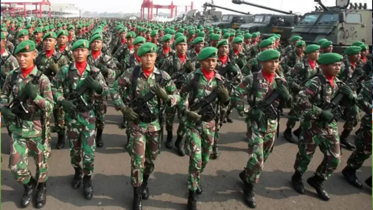 Ilustrasi prajurit TNI AD mengikuti Apel Kesiapan Pasukan Pengamanan. (JawaPos.com)
