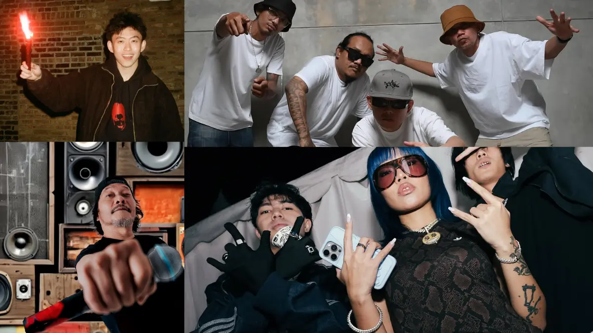 Potret Beberapa Musisi Hip-Hop Indonesia. 