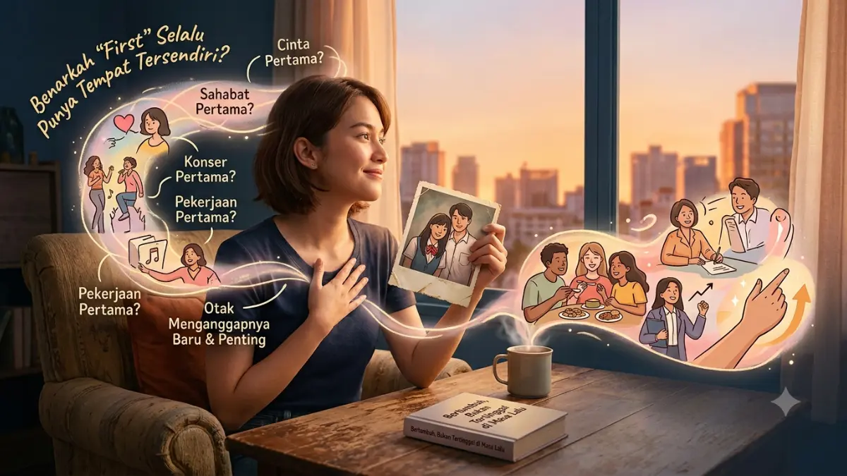 ILUSTRASI Pengalaman Pertama yang Sulit Dilupakan. (AI Generated)