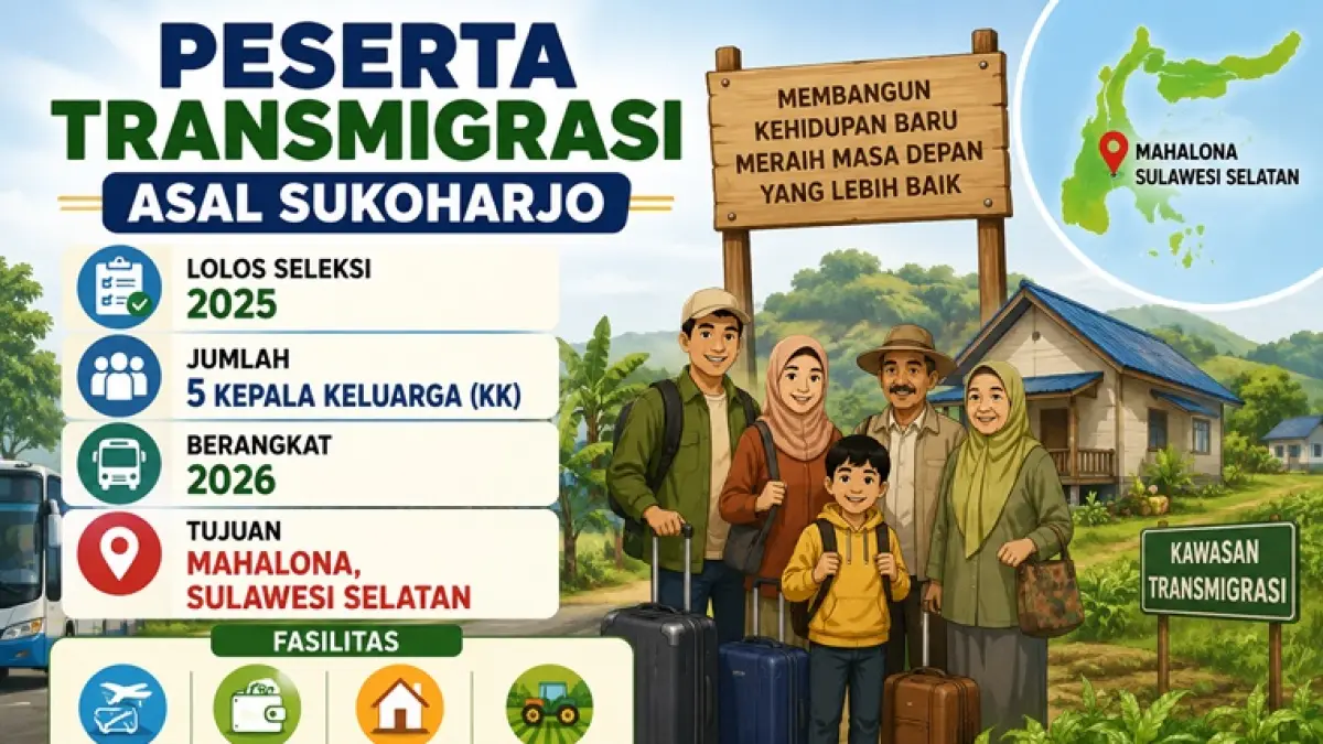 Ilustrasi program transmigrasi. (AI GENERATED) 