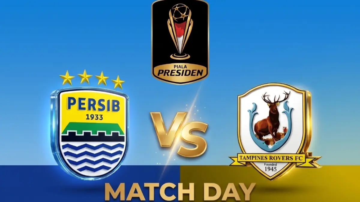 Persib Bandung vs Tampines Rovers Piala Presiden 2026 main malam ini (31/7/2026).
