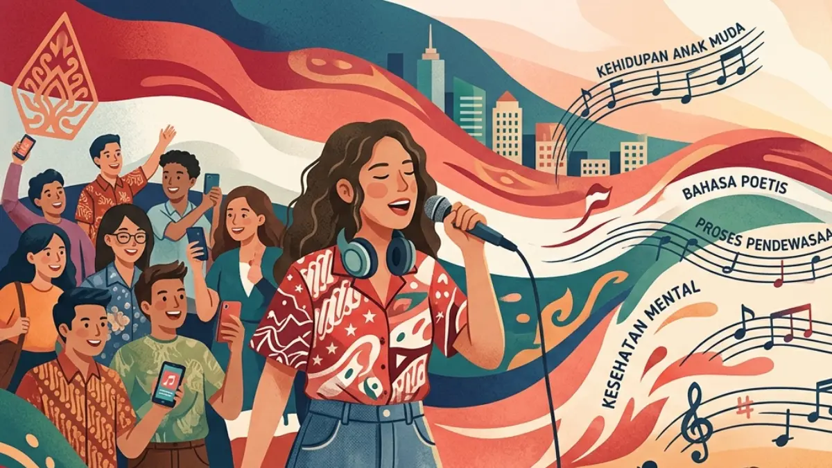 Wajah Indonesia yang Tergambar Lewat Musik. (AI Generated)
