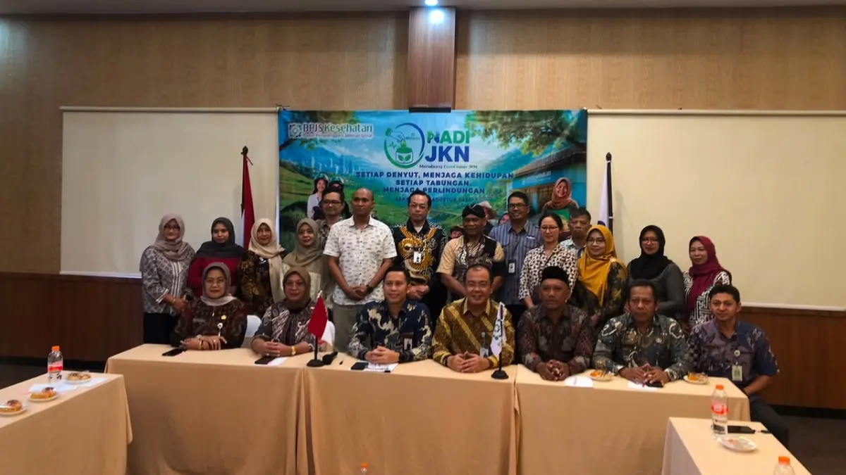 BPJC Cabang Boyolali Bersama Mitra Bumdes saat launching NADI JKN, Selasa (4/8/2026).