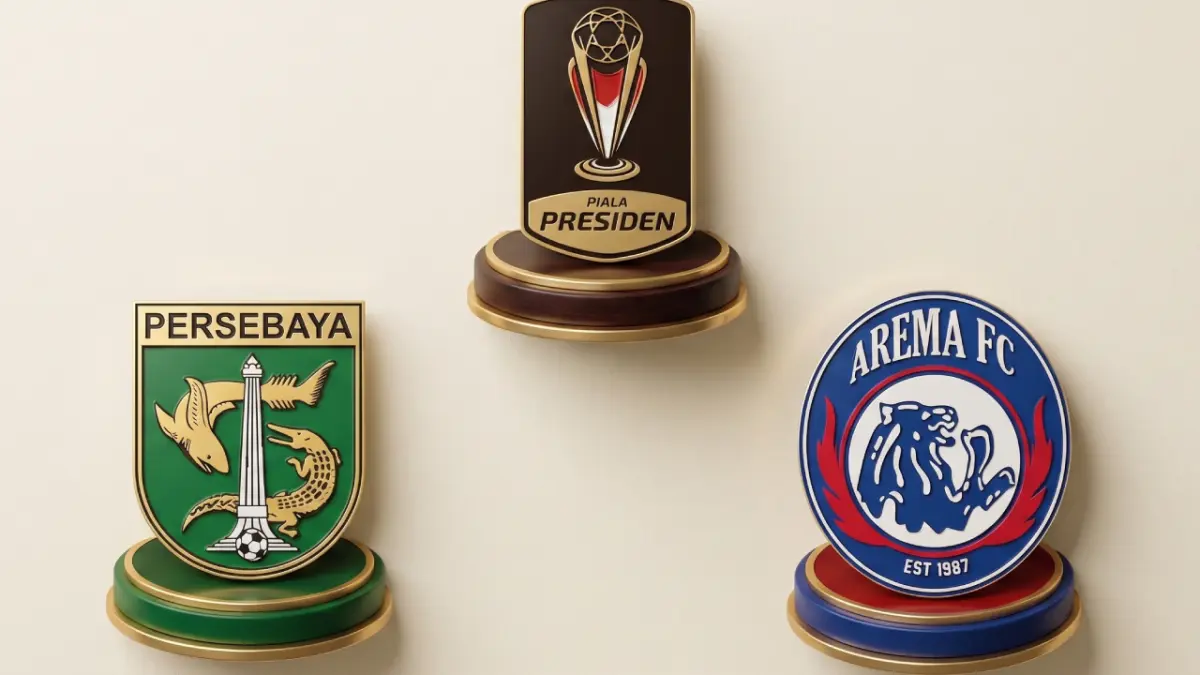 Laga panas Derby Jatim antara Persebaya Surabaya vs Arema FC tersaji pada babak semifinal Piala Presiden 2026.