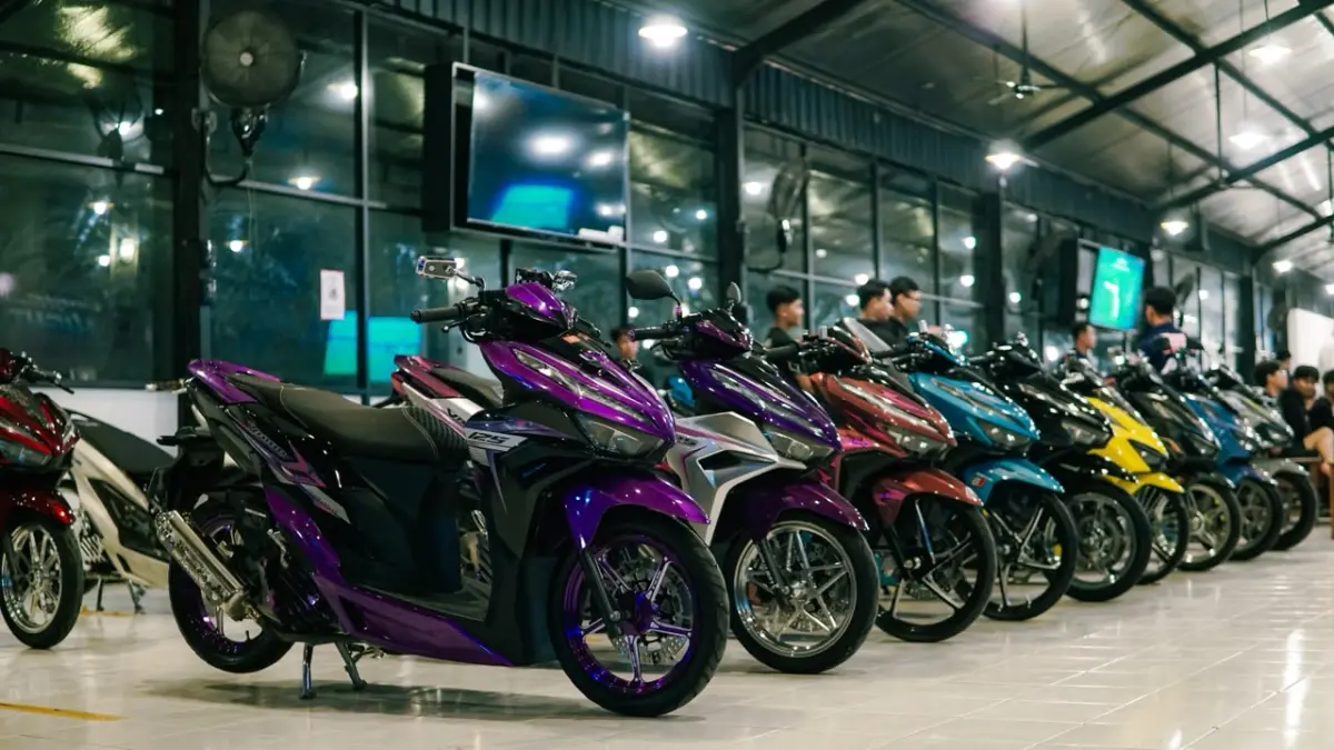 Sebanyak 23 motor ambil bagian dalam Vario Modification Contest, menampilkan berbagai gaya, mulai dari daily style yang elegan, racing look yang agresif, hingga street concept yang penuh karakter. (Honda Jateng)