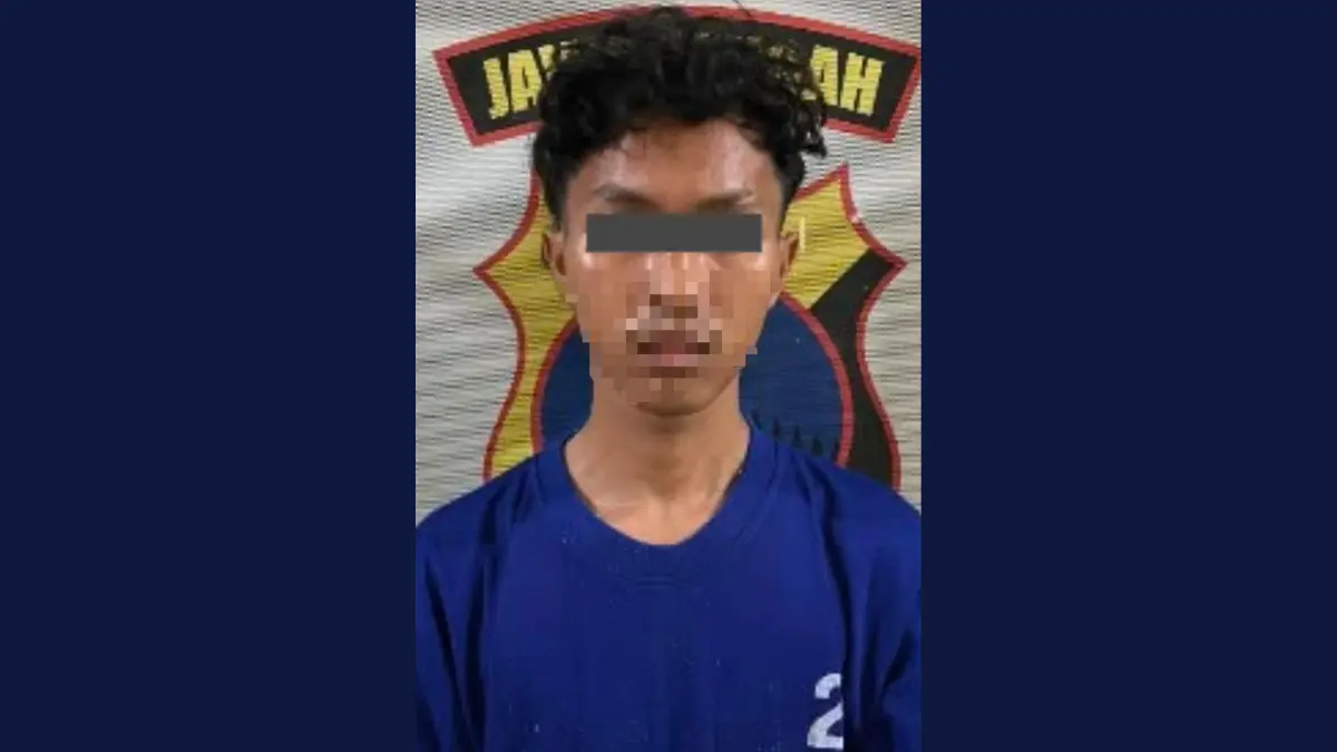 MM alias M (24), warga Kabupaten Magelang pelaku penjambretan di Jalan Solo–Semarang Km 2, Dukuh Ringinsari, Desa Penggung, Kecamatan Boyolali. (DOK.POLRES BOYOLALI)