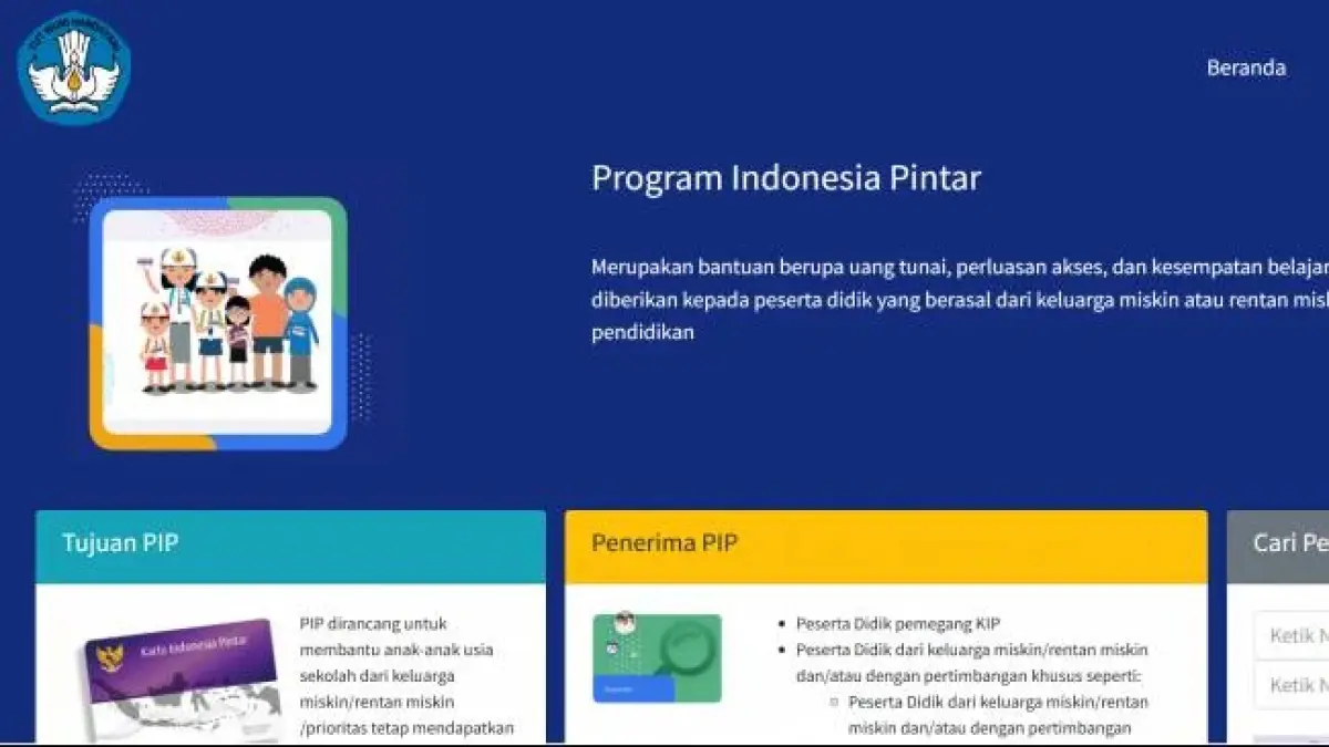 PIP 2026 Sudah Cair? Begini Cara Cek Status Penerima dengan NIK dan NISN, Bantuan untuk Siswa Capai Rp1,8 Juta