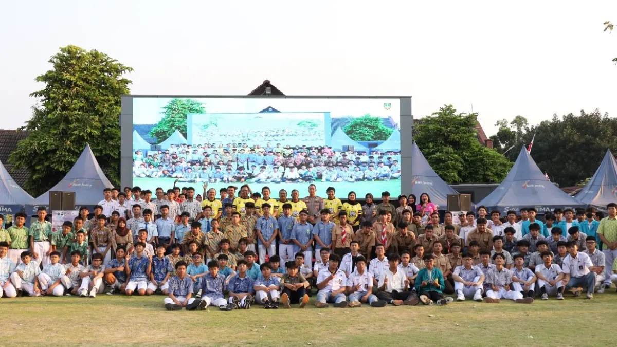 Kapolresta Surakarta Champions Season 3 – Grand Final Mobile Legends & Free Fire yang digelar di halaman Mapolresta Solo. (ISTIMEWA)