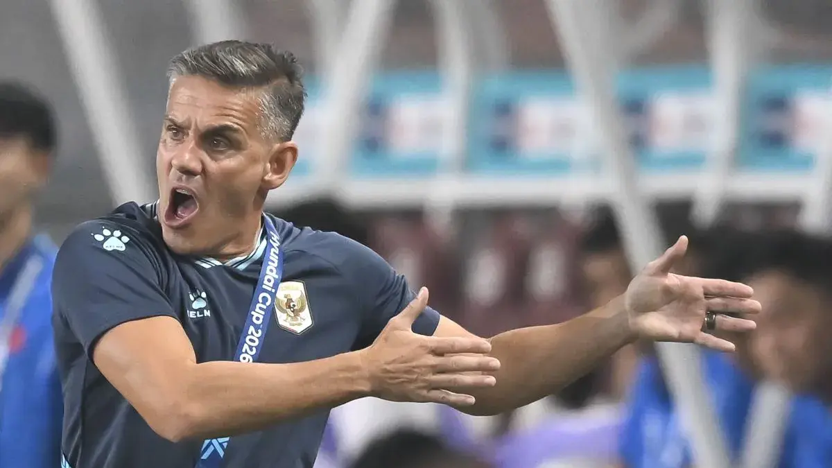 Kata-kata John Herdman Usai Timnas Indonesia Gagal ke Semifinal Piala AFF 2026 (ANTARA FOTO/Bayu Pratama S/foc.)