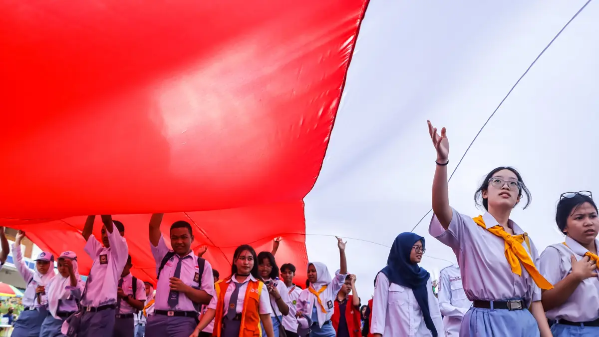 Hari Kemerdekaan identik dengan kemeriahan. (M Ihsan/Radar Solo)
