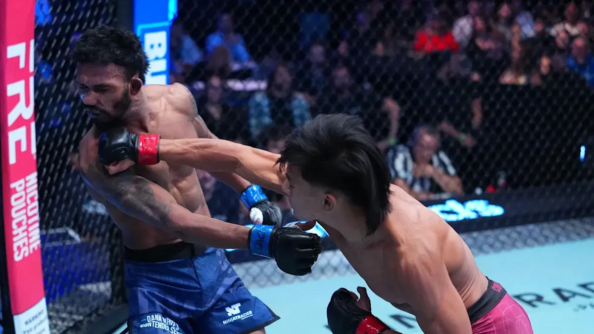 Hasan Bilal vs Mridul Saikia DWCS Season 10: Siapa Menang? (X.com/@UFConParamount)
