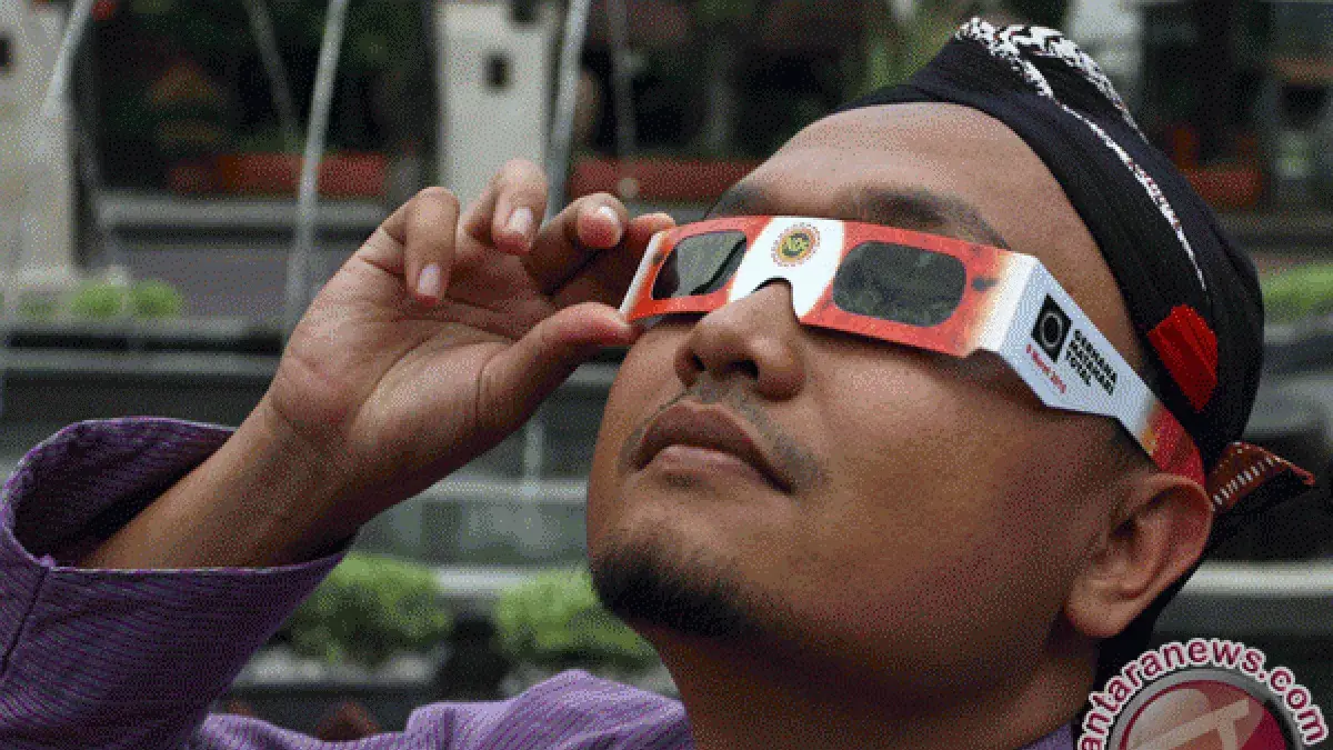 Link Live Streaming Gerhana Matahari Total 12 Agustus 2026, Ini Jam Nonton dari Indonesia (ANTARA FOTO/Andreas Fitri Atmoko/16.)