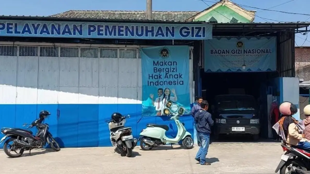 SPPG Desa Jati, Jaten, Karanganyar menarik ribuan porsi MBG, Rabu (12/8/2026). (Rudi Hartono/Radar Solo)