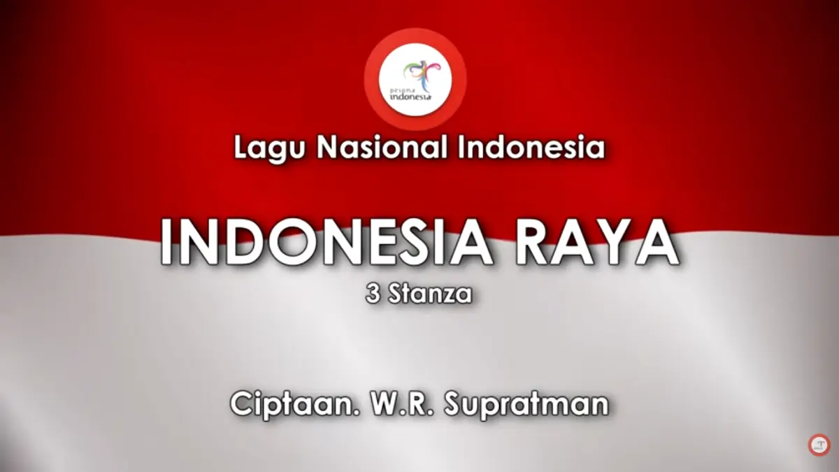 Tiga stanza lagu "Indonesia Raya" karya W.R. Soepratman menyimpan makna mendalam: stanza pertama tentang persatuan, stanza kedua berisi doa keselamatan, dan stanza ketiga menyuarakan janji menjaga kelestarian negeri.