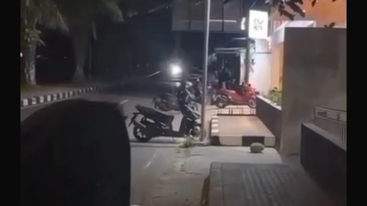 Tangkapan layar lokasi kecelakaan di kawasan Perkantoran Pemkab Boyolali. (ISTIMEWA)