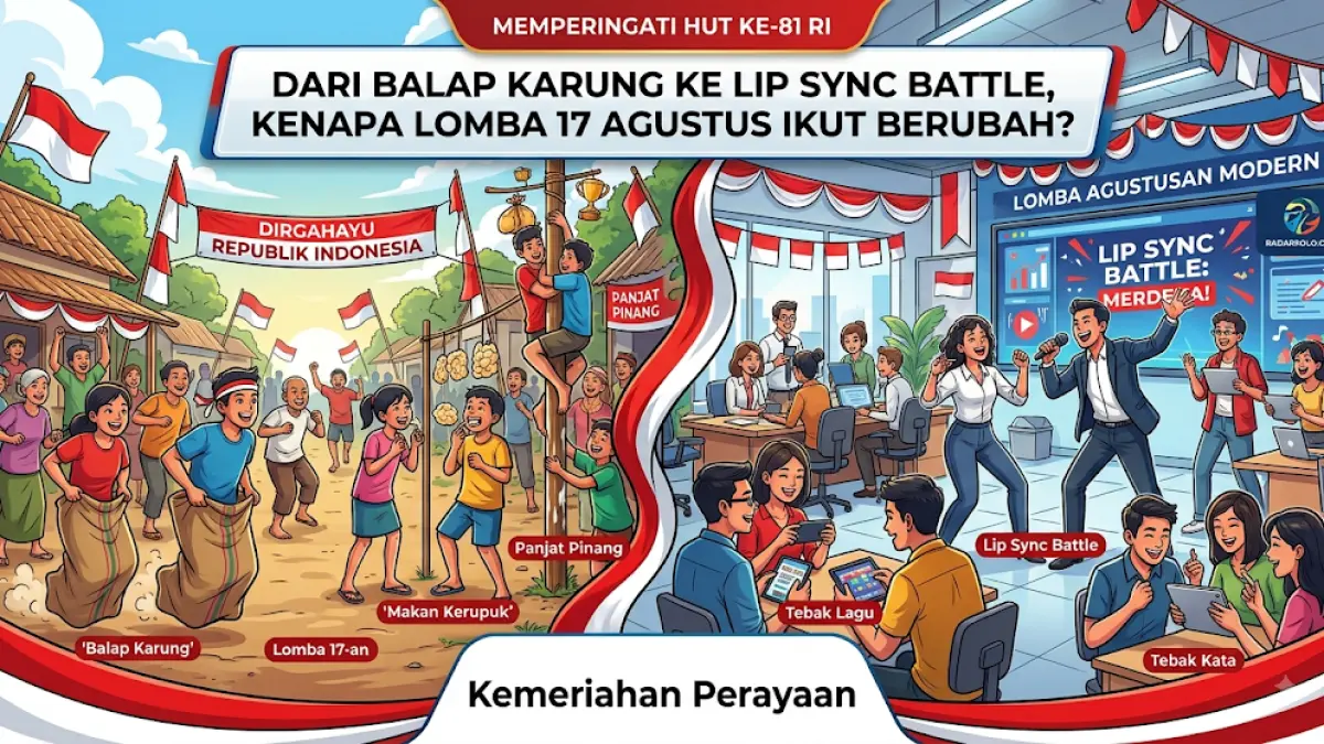 Format baru lomba 17 Agustus muncul menyesuaikan tempat dan terus diinspirasi oleh media sosial.