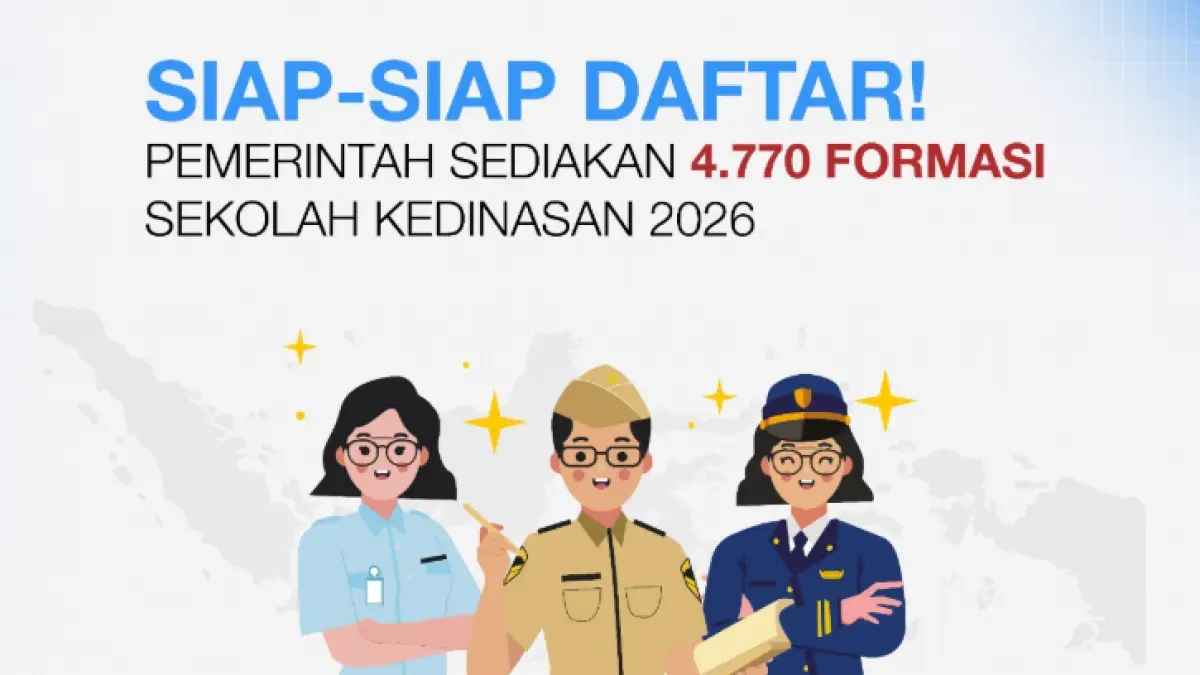 Ilustrasi seleksi calon pegawai negeri sipil (CPNS) melalui jalur sekolah kedinasan untuk tahun anggaran 2026. (DOK.MENPAN)