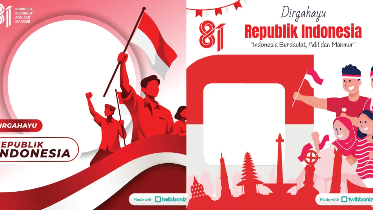 35 Link Twibbon HUT ke-81 RI 2026 dan Kumpulan Ucapan untuk Media Sosial