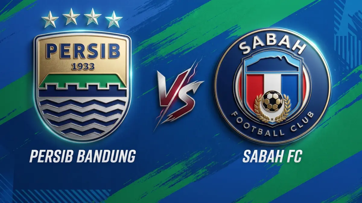 Persib Bandung vs Sabah FC.