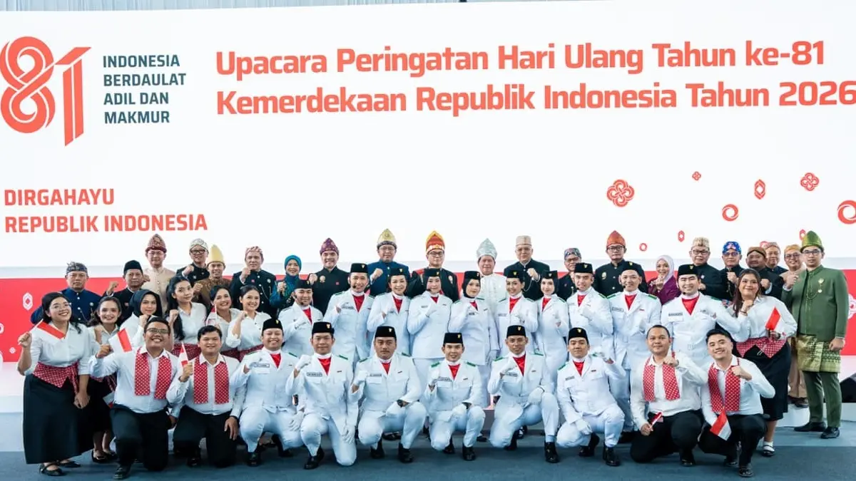 BRI menggelar upacara HUT ke-81 Kemerdekaan RI.