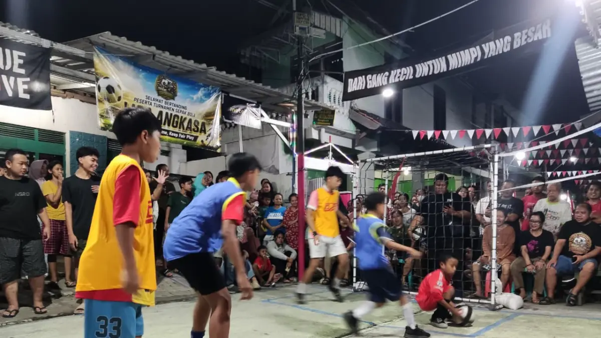 Liga Angkasa Sangkrah, Pasar Kliwon, Solo. (Hernindya Jalu/Radar Solo)