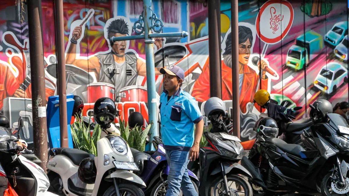 Parkir di Kota Solo harus mematuhi aturan. (M Ihsan/Radar Solo)