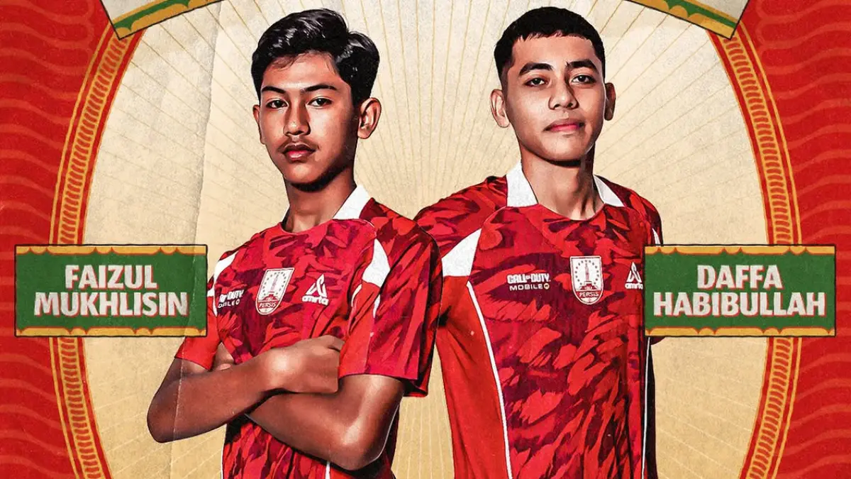 Faizul Mukhlisin dan Daffa Habibullah dipromosikan ke tim senior Persis Solo. (Tim Media Persis Solo)