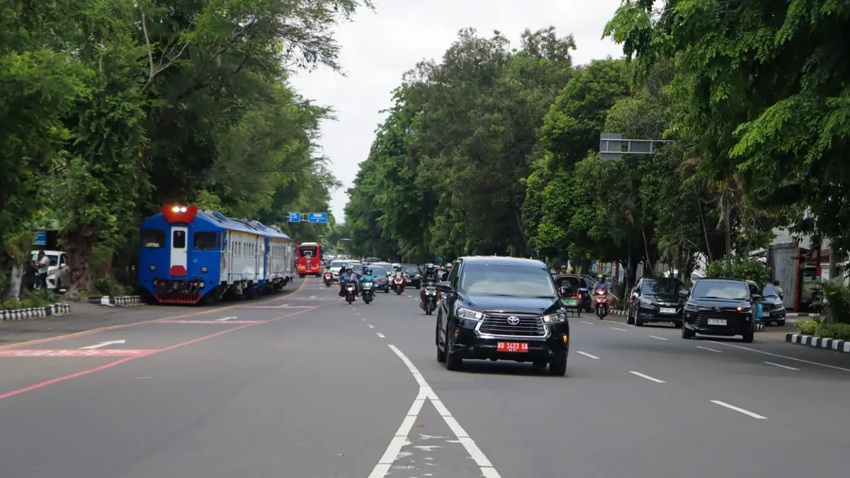 Pawai Pembangunan 2026 akan melewati Jalan Slamet Riyadi. (M Ihsan/Radar Solo)