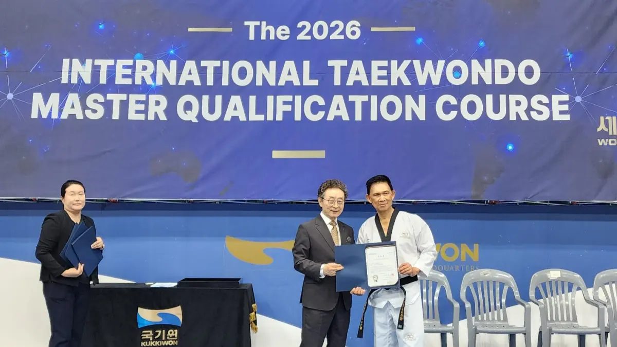 Tanu Kismanto tembus lima besar International Taekwondo Master Course