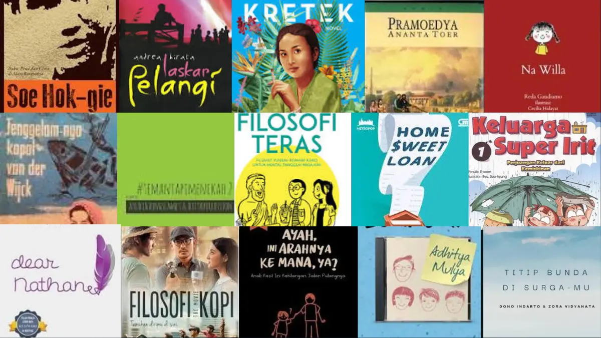 Adaptasi karya sastra dan buku ke layar lebar maupun serial terus menghidupkan dunia cerita Indonesia. 