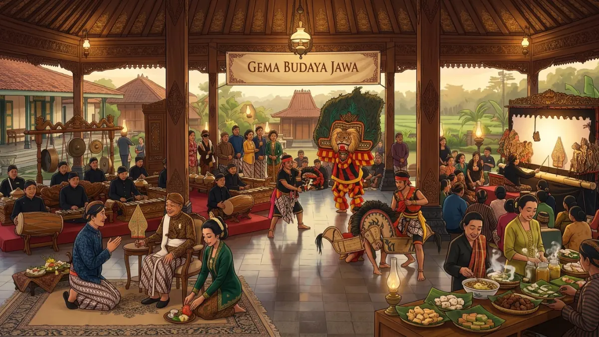 Beragam Adat dan Tradisi Suku Jawa. (AI Generated)