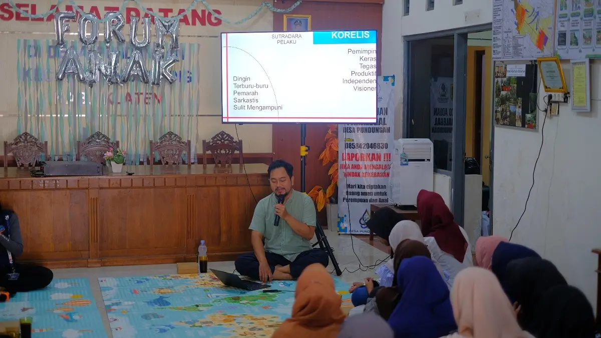 Sosialisasi yang dilakukan KPA Kabupaten Klaten pencegahan perilaku LGBT di Desa Pundungan, Kecamatan Juwiring, Klaten, Selasa (4/8/2026). (Dok KPA Klaten)