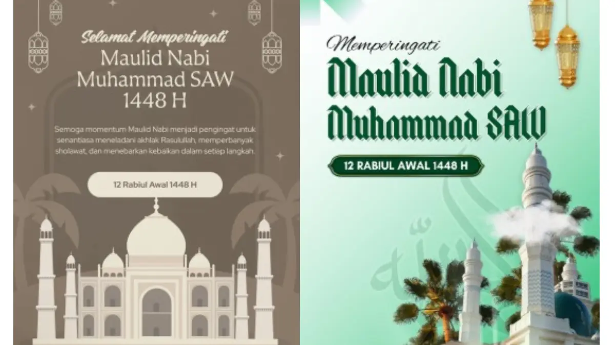 Template poster Maulid Nabi 2026. (canva.com)
