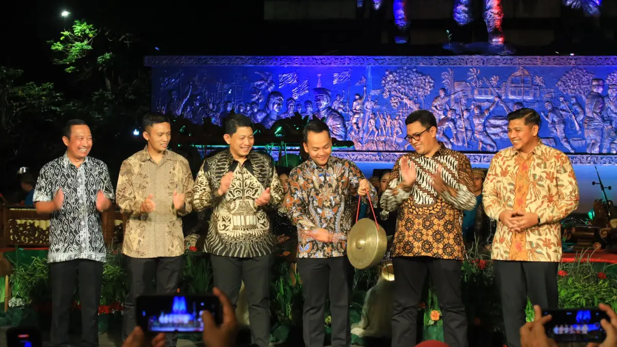 Wali Kota Solo Respati Ardi membuka Festival Gamelan Nusantara 2026, Jumat (22/8/2026) malam. (Humas Pemkot Solo)