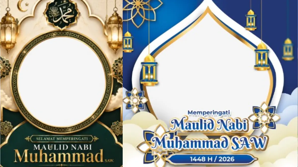 Twibbon Maulid Nabi Muhammad SAW 1448 H/2026. (twibbonize.com)