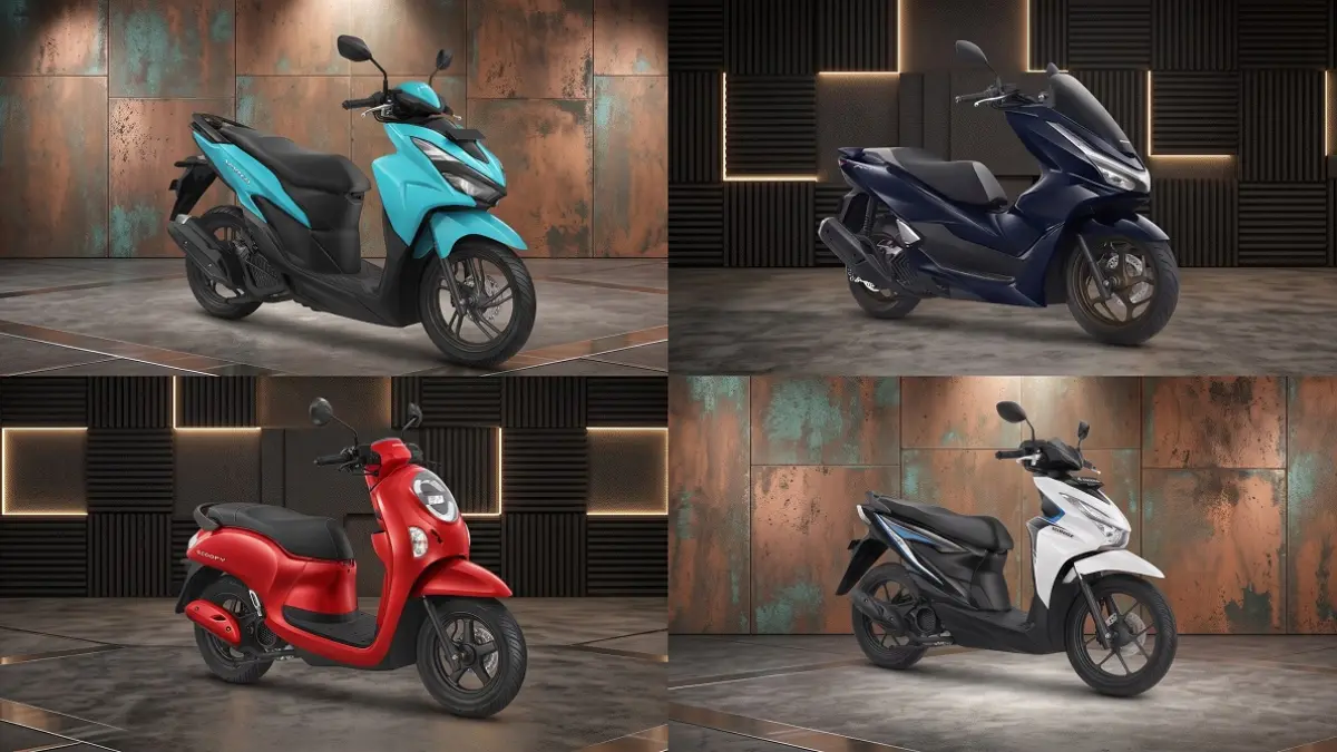 ILUSTRASI. Daftar Harga Motor Matic Honda 2026 Terbaru: BeAT, Scoopy, Vario dan PCX, Mulai Rp18 Jutaan (GEMINI AI)