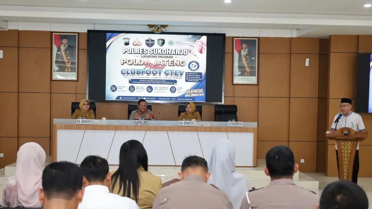 Launching program peduli clubfoot CTEV. (IWAN KAWUL/RADAR SOLO)